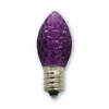 Decorative Bulb C9/E17 Faceted - Purple