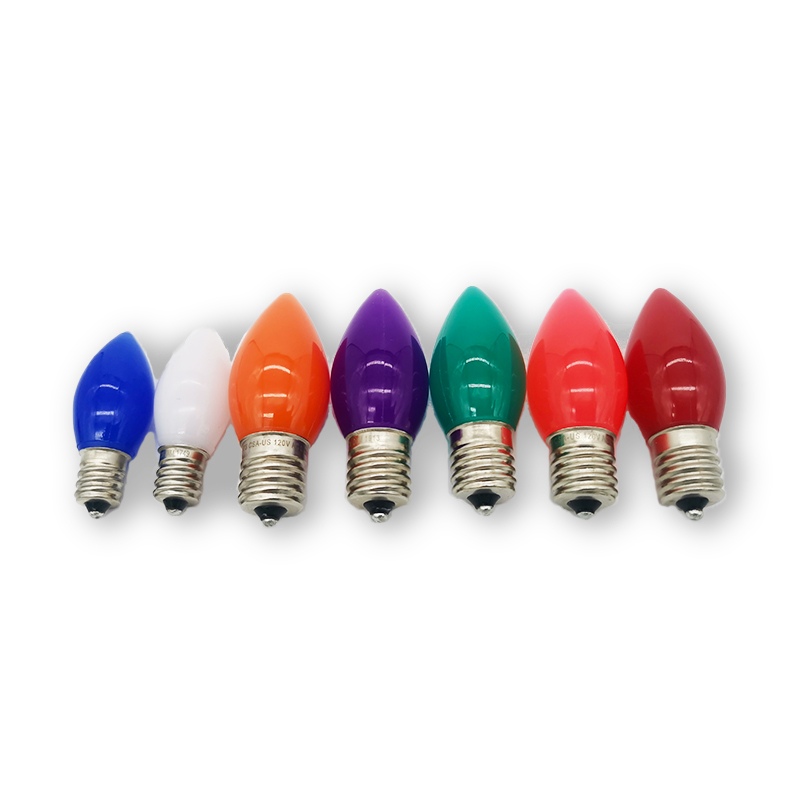 Decorative Bulb C7/E12 Opaque - Orange