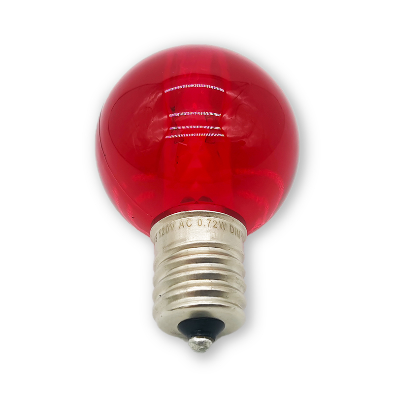 Decorative Bulb G40/E17 Opaque - Red