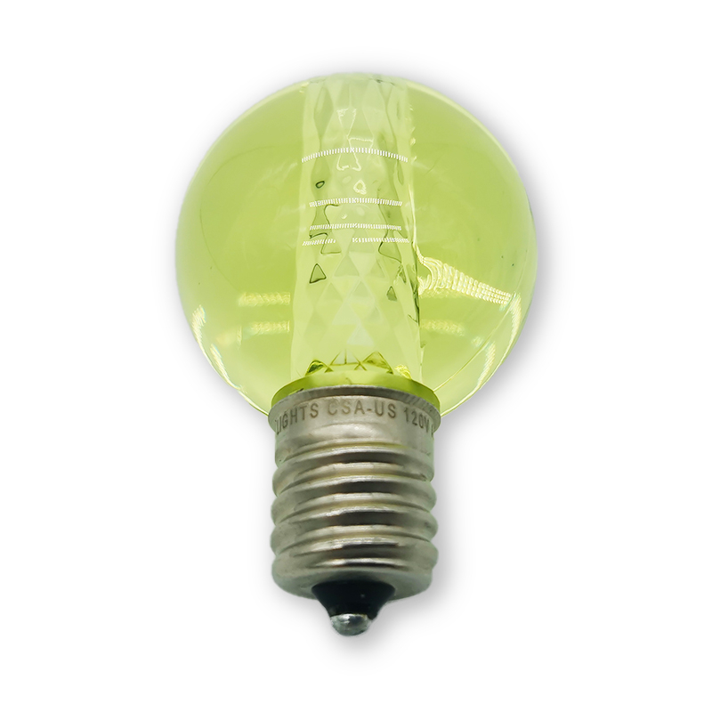 Decorative Bulb G40/E17 Opaque - Yellow 