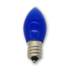 Decorative Bulb C7/E12 Opaque - Blue 