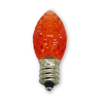 Decorative Bulb C7/E12 Faceted - Orange