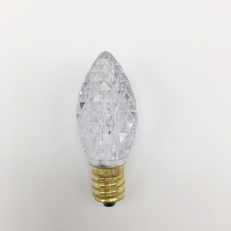 Decorative Bulb C7/E12 Faceted - Warm White - 24V