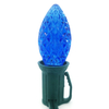 Decorative Bulb C9/E17 Faceted - Blue