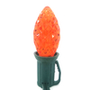 Decorative Bulb C7/E12 Faceted - Orange
