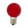 Decorative Bulb G40/E17 Faceted - Red